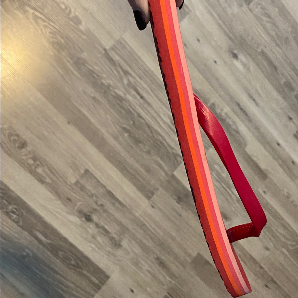 Tory Burch Vibrant Red Flip Flops - Picture 6 of 6